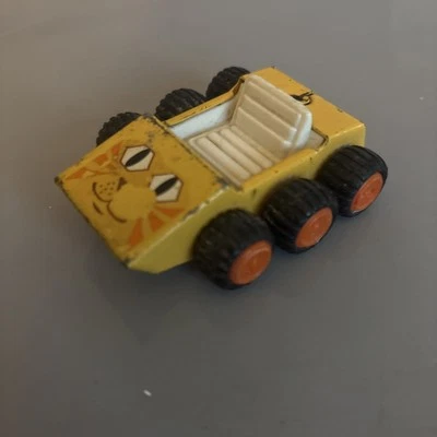 Vintage Buddy L Tin CAT Car 6 wheels 1:64 Scale 3" - Incomplete for parts AS IS - Image 1 of 3