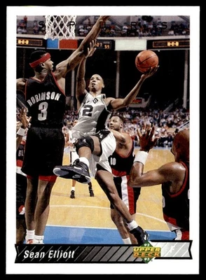 1992-93 Upper Deck Sean Elliott San Antonio Spurs #131 - Image 1 of 2