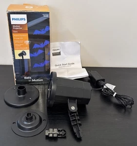 Philips Halloween Spooky BATS Apparition Motion Projector Blue LED Tested - Picture 1 of 16