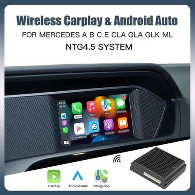 Wireless Carplay Android Auto For 2011-2015 Mercedes Benz NTG4.5 BECKER - Image 1 of 4