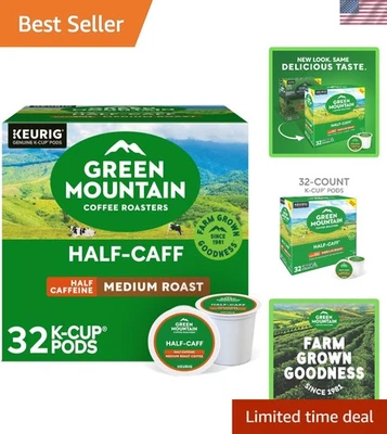 Keurig Compatible Half Caff Hazelnut Coffee Pods - 32 Count Medium Roast - Image 1 of 4