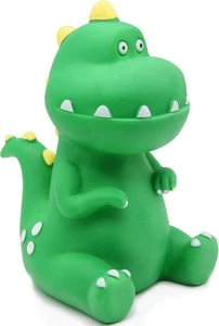 H&W Dinosaur Money Bank (Green), Shatterproof Tyrannosaurus Rex Piggy Green - Picture 1 of 9