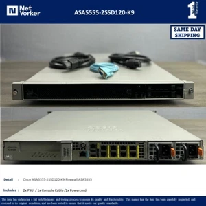 Cisco ASA5555-2SSD120-K9 Firewall ASA5555 - Versand am selben Tag - Bild 1 von 7