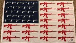 USA GUN NRA new 3x5ft FLAG superior fade resist us seller - Picture 1 of 3