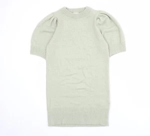 Miss Selfridge Womens Green Acrylic Blend Jumper Dress Size 4 - Picture 1 of 10