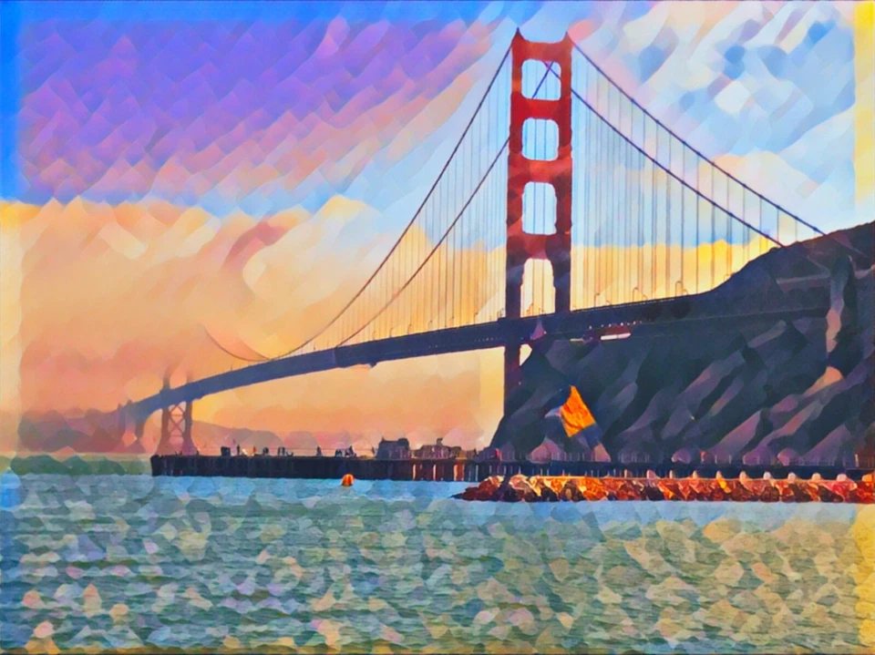 Nuevo y único 16 pulgadas x 20 en San Francisco Golden Gate Bridge impresión de metal Foto 1 de 1