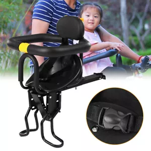 Bicycle Bike Front Safety Baby Seat Carrier Child with Handrail Foot Pedals - Picture 1 of 10
