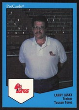 1989 ProCards Triple A   Larry Lasky #182 Tucson Toros