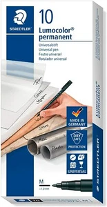 STAEDTLER Lumocolor 317-9 Universalstift, permanent, M 1, 0 mm, Strichbreite, 10 - Bild 1 von 1