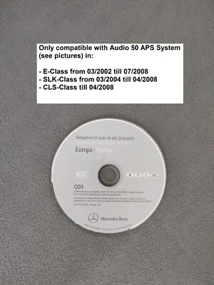 CD Navigation Mercedes AUDIO 50 APS NTG1 FRANKREICH BELGIEN LUX 2015 SLK CLS E - Bild 1 von 2