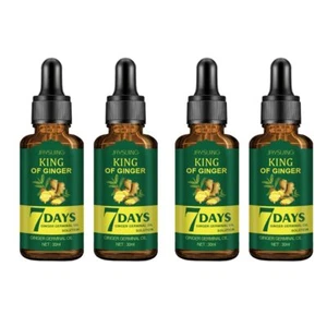 4-8 Pack Ginger Hair Growth Serum Germinal Oil Regrow 7 Days Loss Treatment (... - Picture 1 of 1