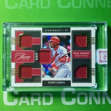 Barry Larkin Patch Multi #'d 47/49 2022 Panini Three & Two Full Count Swatches