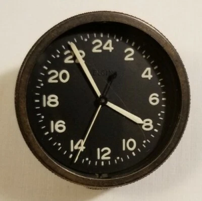 Reloj Elgin MUY RARO 24 horas hacking bomba cámara o pistola cámara 18J. Grado 729. Foto 1 de 4