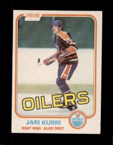 1981-82 O-PEE-CHEE #107 JARI KURRI ROOKIE RC EDMONTON OILERS HOF