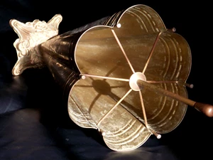 antiker Schirmständer Regenschirm Ständer massiv Messing Höhe 63 cm - Bild 1 von 7