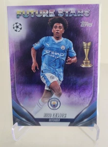 2023-24 TOPPS COMPETICIONES UEFA RICO LEWIS PÚRPURA #105 Ser #3/15 Manchester City - Imagen 1 de 2