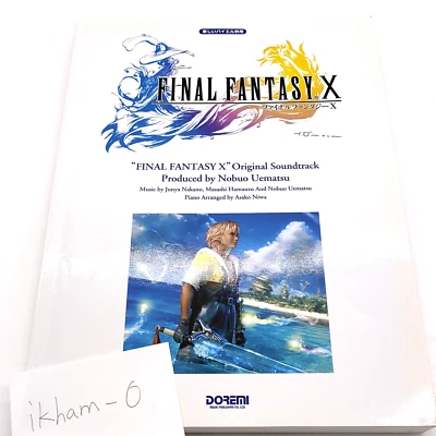 Colección de partituras para piano Final Fantasy X banda sonora original partitura musical Foto 1 de 4