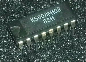1pcs K500LM102 = MC10102 QUAD 2–INPUT NOR GATE  SOVIET PRODUCTION - Picture 1 of 1