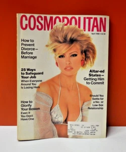 Cosmopolitan Cosmo Magazine April 1992 Daniela Pestova  with label🟪 - Bild 1 von 3