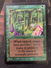 Wild Growth - Beta - LP Condition - MtG Magic LEB