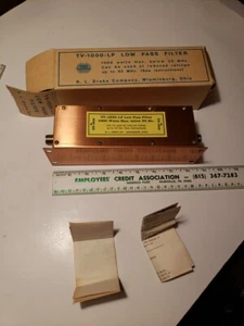 NOS VINTAGE R.L. Drake TV-1000-LP Tiefpassfilter 1000 Watt Max - Bild 1 von 11