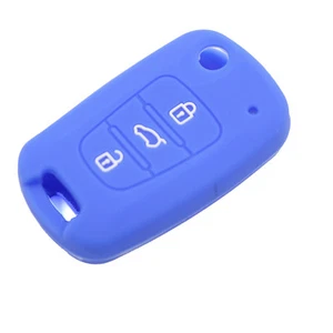 Silicone Remote Key Cover For KIA RIO K2 K5 Sportage Sorento FOB Protection Bag - Picture 1 of 2