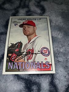2016 Topps Heritage Lucas Giolito Rookie High Number #514 Washington Nationals