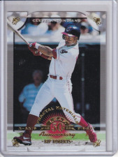 1998 Leaf Fractal Materials Die Cuts #119 Bip Roberts 0070/3250 /200 INDIANS