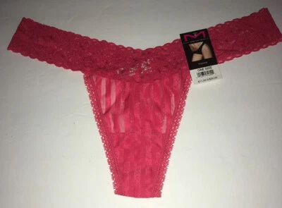 Tanga Maidenform para mujer rojo a rayas de teaberry talla única para la mayoría de los clásicos Foto 1 de 3