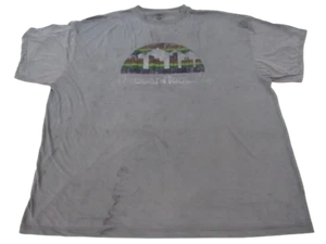New-Flawed Denver Nuggets Mens 2XL-3XL-4XL-5XL Big & Tall Gray Distressed Shirt - Picture 1 of 20