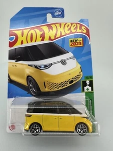 Hot Wheels 2023 HW Green Speed 10/10 Yellow Volkswagen ID. Buzz New For 2023 - Picture 1 of 3