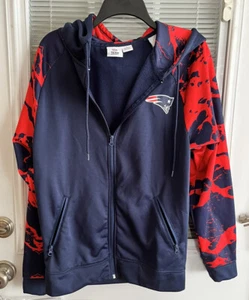 NFL Hoodie New England Patriots Team Apparel FULL ZIP NWOT Sz Small Fleece Lined - Picture 1 of 6