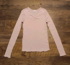 art class Light Pink LS Henley Ribbed Knit XL 14-16 Youth - Bild 1 von 6