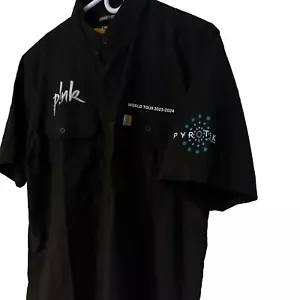 Camisa P!NK Rosa Alecia Moore Verano Carnaval Carhartt Grande Negra Oficial Nueva - Imagen 1 de 12