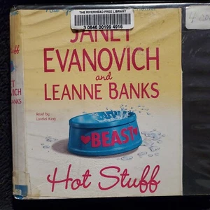 Shelf205 Audiobook~Hot Stuff - Janet Evanovich - Unabridged- 4 Discs - Picture 1 of 1