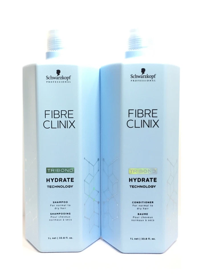 Schwarzkopf Fibre Clinix Hydrate Liter Duo (champú/acondicionador), 33,8 oz Foto 1 de 1