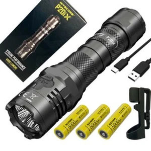 Nitecore P20iX Rechargeable LED Flashlight 4000 lmn w/2x EXTRA NL2150HPi Battery - Picture 1 of 12
