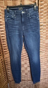 Pantalones de mezclilla para mujer MOTHER cintura alta looker en lengua y chic talla 26 - Imagen 1 de 8
