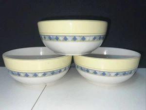 Royal Doulton Fine China CARMINA Lot Of 3 All Purpose 6” Cereal Bowls 1999 MCM - Picture 1 of 5