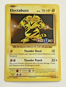 POKEMON EVOLUTIONS CARD 2016 41/108 ELECTABUZZ TOYS R US STAMPED PROMO - NM - Foto 1 di 4