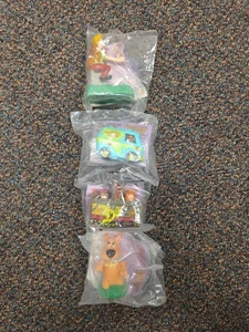 1996 Burger King Scooby-Doo Kinder Mahlzeit Spielzeug Menge 4 versiegelte Figuren MIP - Bild 1 von 14