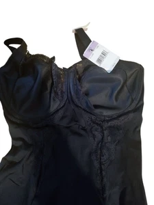 Maidenform Women's Shapewear Tummy Control Bodysuit, Built-In Underwire Bra 38D - Picture 1 of 10