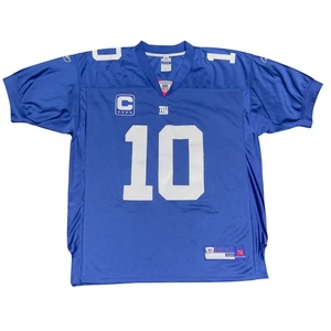 Reebok NFL Giants Eli Manning 10 Authentic Football Trikot Größe 50 blau - Bild 1 von 11