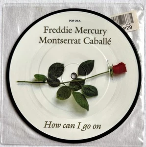 FREDDIE MERCURY/Queen -How Can I Go On- Rare UK 7" Picture Disc (Vinyl Record) - Picture 1 of 4