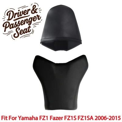 Front Driver & Rear Passenger Seat Fit For Yamaha FZ1 Fazer 2006-2015 - Image 1 of 4