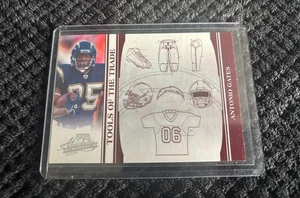 2006 Absolute Memorabilia Tools of the Trade Red #10 Antonio Gates 97/100 HOF - Picture 1 of 2