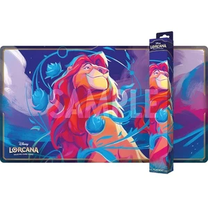 NUOVISSIMO Tappetino da gioco Disney Lorcana TCG Favoloso Mufasa - Foto 1 di 1