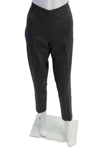Rivamonti Womens High Rise Slim Leg Zip Up Dress Pants Gray Wool Size 8 - Picture 1 of 6