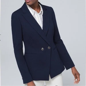 Chaqueta Blazer Casa Blanca Mercado Negro Azul Marino Militar Botón 0 570277166 - Imagen 1 de 16