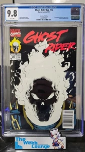 Ghost Rider #15 Kiosk CGC 9.8 White Glow in the Dark Marvel 1991 - Bild 1 von 2